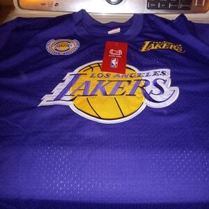 NBA Los Angeles Lakers Purple and Yellow Jersey